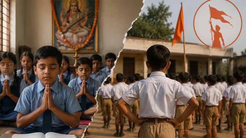 स्कूली बच्चों के प्रदर्शन पर सियासत तेज, शिक्षा मंत्री बोले- कांग्रेस कर रही उकसावे का काम