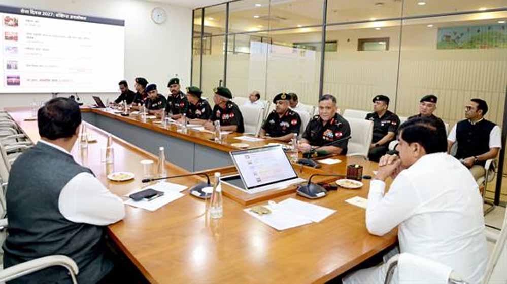 सेना दिवस को लेकर भोपाल में तैयारियां तेज, CM यादव से सैन्य अधिकारियों ने की मुलाकात