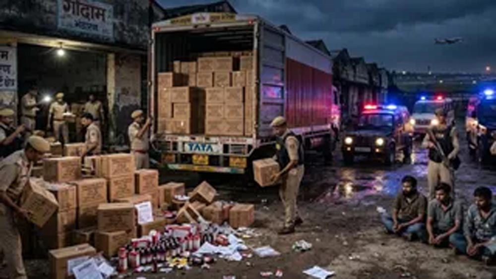फर्जी बिल और लेबल से कोलकाता भेज रहे थे नशीला सिरप, 1000 शीशियां बरामद